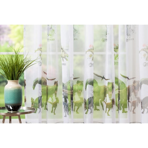 Valge lastekardin 140x245 cm Jurassic – Mendola Fabrics-image-1