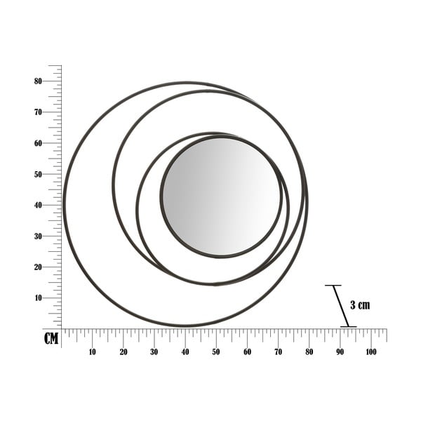 Seinapeegel Tume, ø 80 cm - Mauro Ferretti-image-2