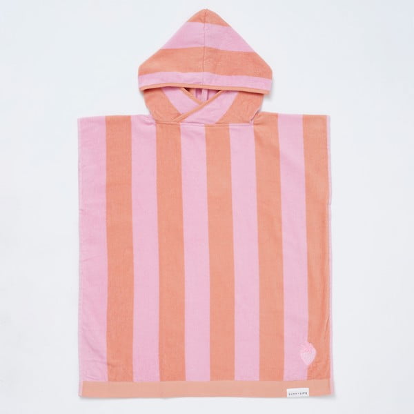 Oranž/roosa puuvillane beebirätik 70x70 cm Terry - Sunnylife