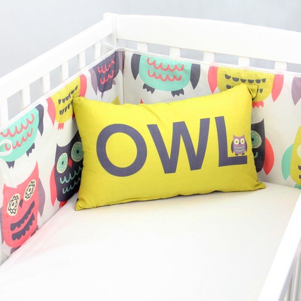 Výstelka do postýlky Owls-image-2