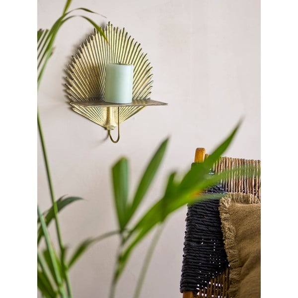 Kuldne metallist riiul 26 cm Venche - Bloomingville-image-1