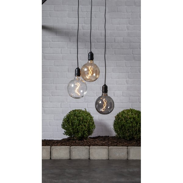 Pruun LED-valgusti välisvalgusti , pikkus 1 m Bowl - Star Trading-image-3