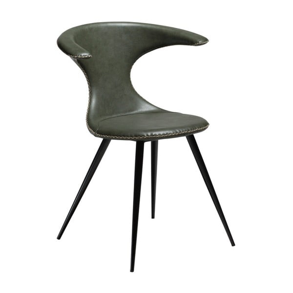 Zelená koženková židle DAN-FORM Denmark Flair