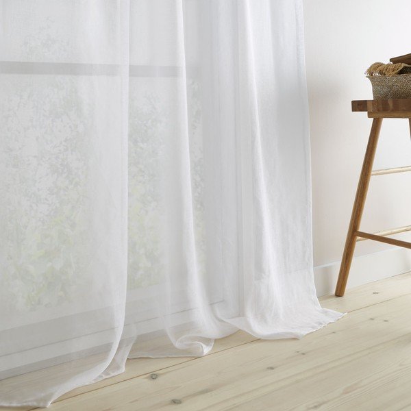 Valge kardin 229x140 cm Izmir Tassel - Pineapple Elephant-image-3