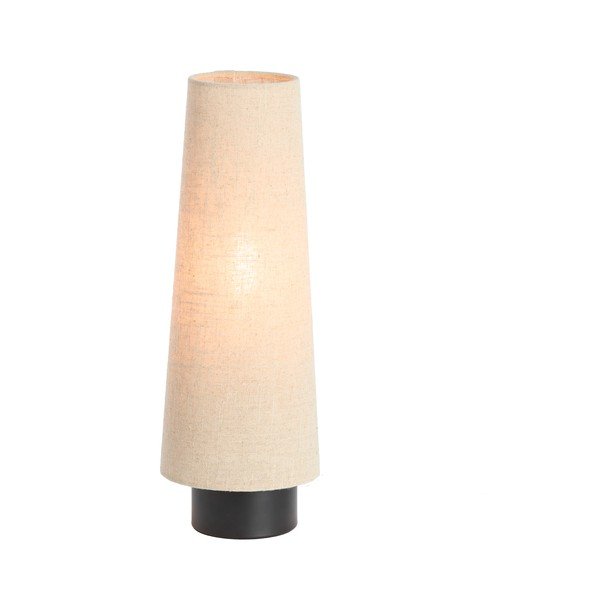 Beež metallist laualamp tekstiilist varjuga (kõrgus 42 cm) Howie - Light & Living-image-2