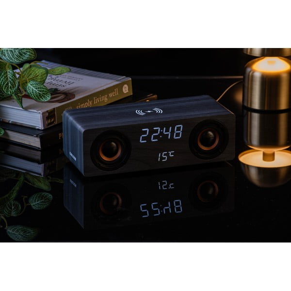 Digitaalne raadio-kell juhtmevaba laadijaga Classic BT - Karlsson-image-4