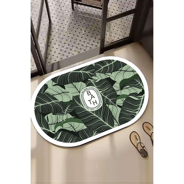 Roheline vannitoamatt 60x100 cm Aleas - Foutastic-image-1