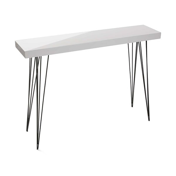Valge puidust laud Dallas, 110 x 25 cm - Versa