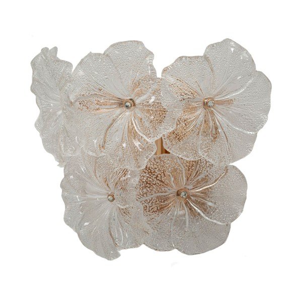 Kuldne klaasist seinalamp Ibiscus - Mauro Ferretti-image-4