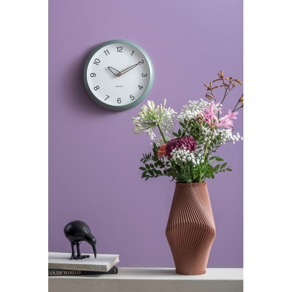 Pruunist polüresiinist vaas (kõrgus 30 cm) Twisted Rib - PT LIVING-image-1