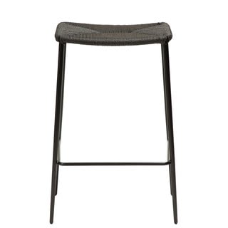 Must terasjalgadega baaritooli DAN-FORM , kõrgus 68 cm Stiletto - DAN-FORM Denmark