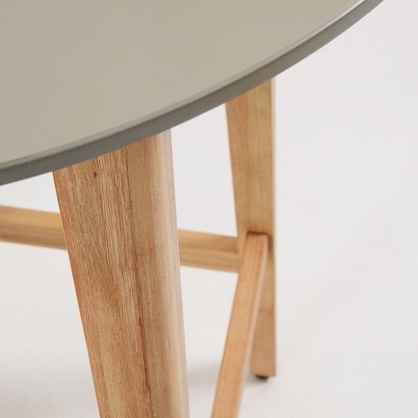 Eukalüpti puidust rõdulaud Giorgia, ⌀ 70 cm - Kave Home-image-1