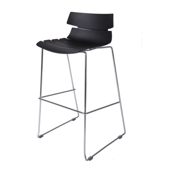 Černá barová židle D2 Techno