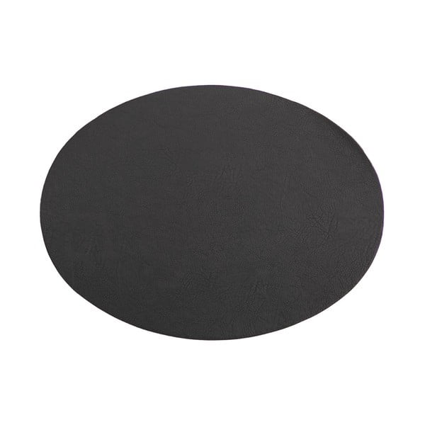 Mustast kunstnahast taldriku alusmüts , 33 x 45 cm Troja - ZicZac
