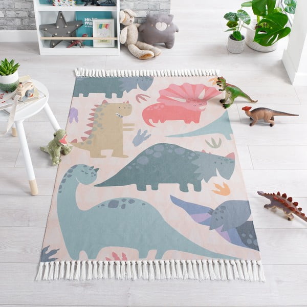 Laste vaip , 80 x 120 cm Walk the Dinosaur - Flair Rugs-image-4