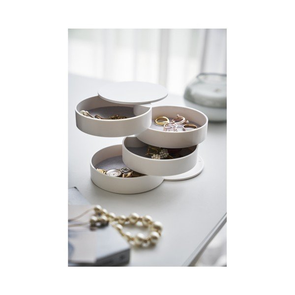 Valge kerega ehtekarp , ⌀ 10 cm Tower - YAMAZAKI-image-1