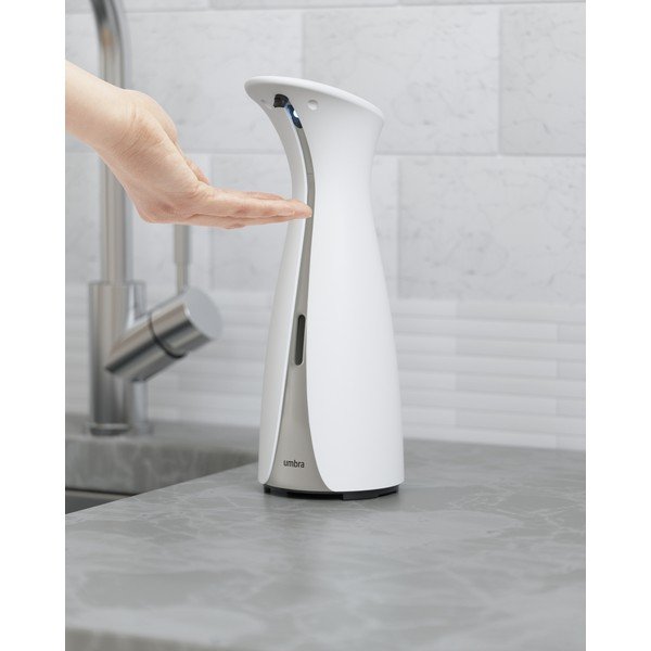 Valge plastikust puutevaba seebidosaator 250 ml Otto - Umbra-image-1