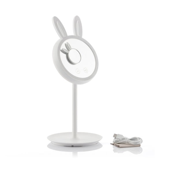 Laua ja zoomi peegli komplekt LED-valgusega Bunny - InnovaGoods