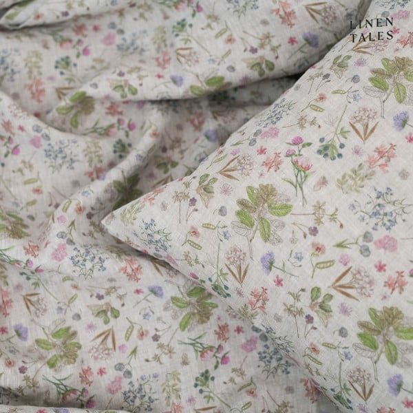 Linane voodipesu üheinimesevoodile 140x200 cm Botany 2 - Linen Tales-image-1
