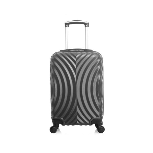 Tmavě šedý cestovní kufr na kolečkách Hero Lagos, 31 l