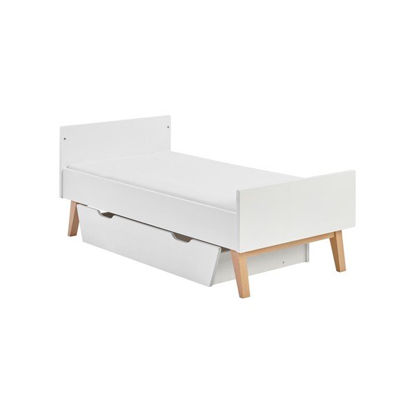 Valge sahtel lastevoodi alla 70x140 cm Swing - Pinio-image-3