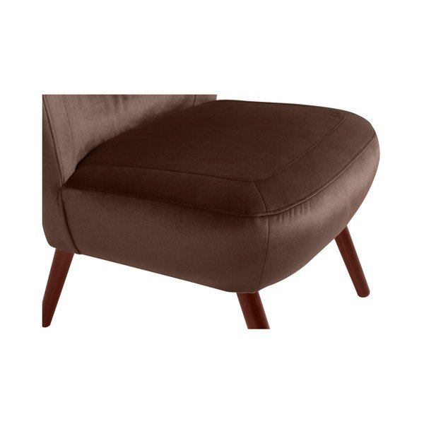 Tumepruun tugitool Velvet Sari - Max Winzer-image-3