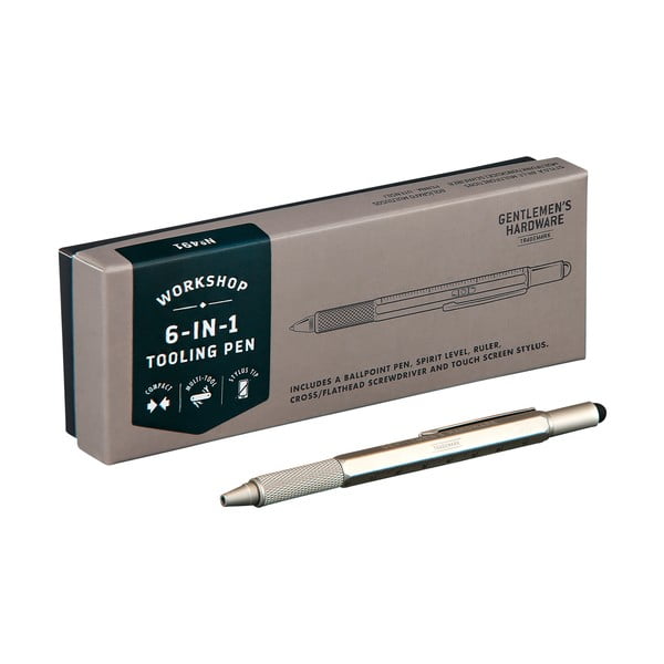 Gentlemen´s Hardware hõbedane multifunktsionaalne pliiats 6 in 1 - Gentlemen's Hardware-image-3