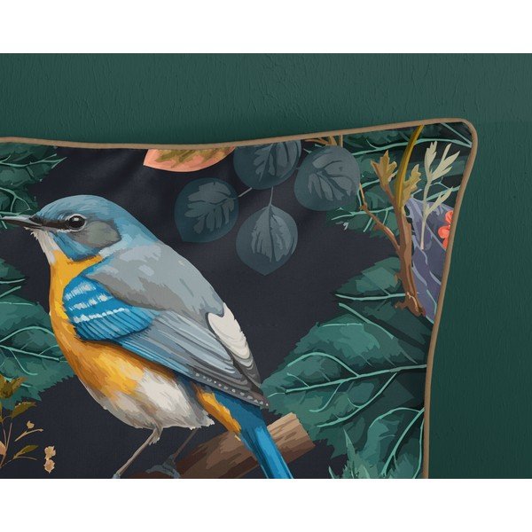 Antratsiitne satiin-puuvillast voodipesu 200x220 cm Dilana - Descanso-image-3