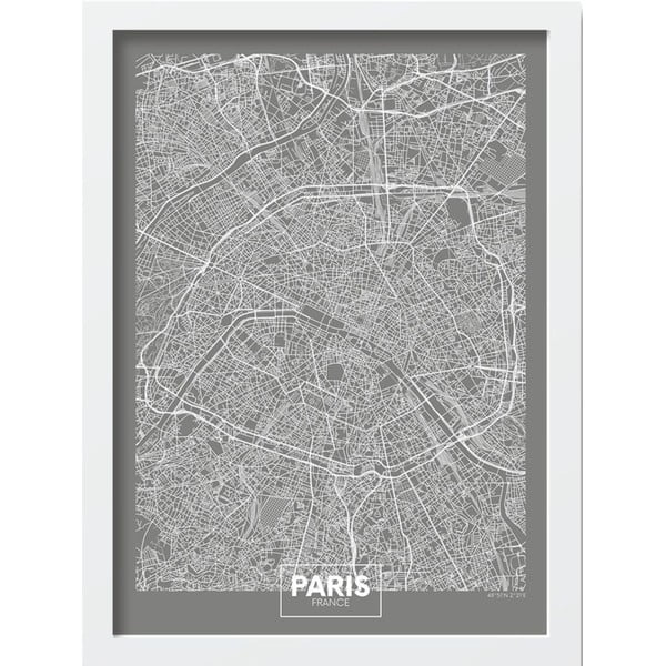Plakat raamides 40x55 cm Paris - Wallity
