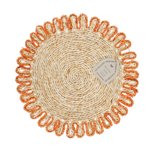 Maisikestadest lauamatt ø 38 cm Corn Husk - Rex London-image-2