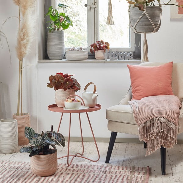 Oranž keraamiline vaas Ravenna, kõrgus 30 cm - Big pots-image-1