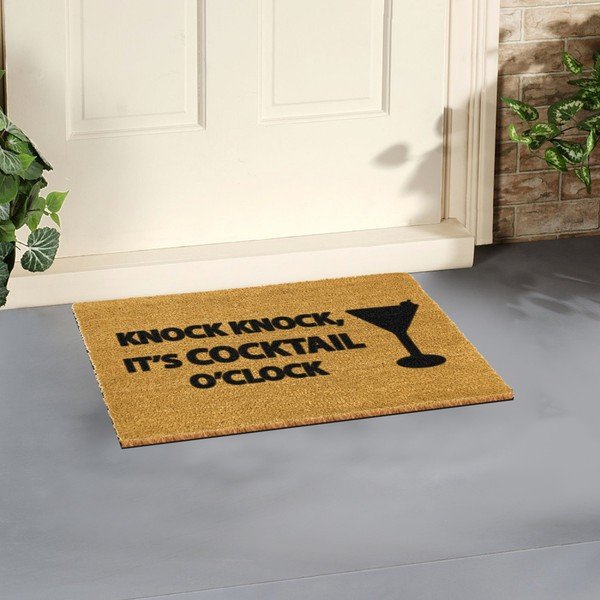 Rohožka z přírodního kokosového vlákna Artsy Doormats Cocktail, 40 x 60 cm-image-1