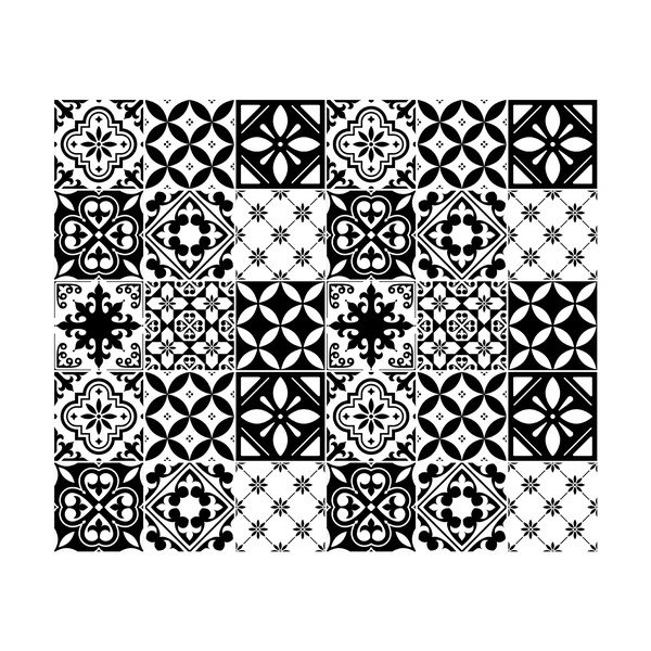 Sada 30 dekorativních samolepek na zeď Ambiance Rosario, 20 x 20 cm-image-2
