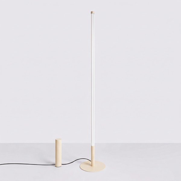 Beež metallist LED-põrandalamp (kõrgus 150 cm) TRANG - Thoro-image-4