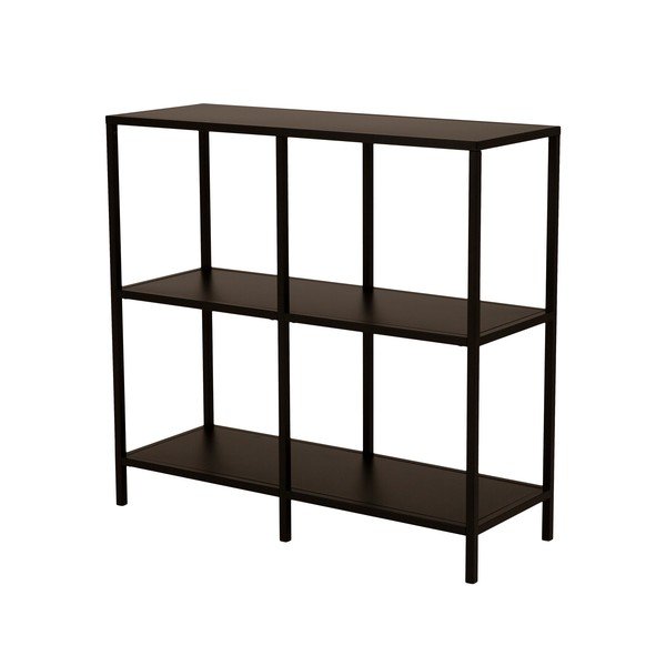 Must metallist riiul, laius 100 cm Lite - Canett-image-2