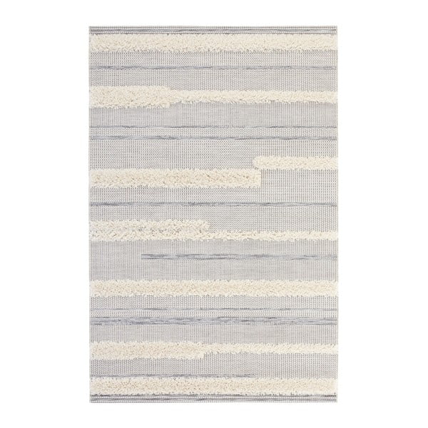 Šedý koberec Mint Rugs Handira Stripes, 77 x 150 cm