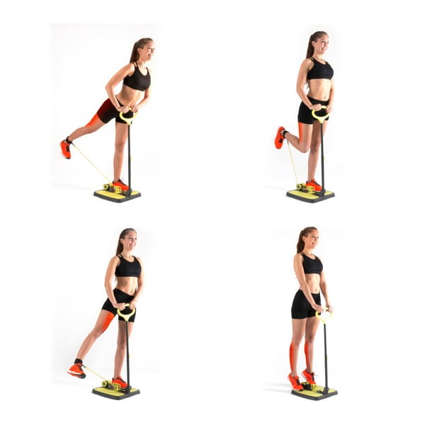 Glute ja jalgade tugevdamise platvorm koos fitness-harjutuste juhistega - InnovaGoods-image-2