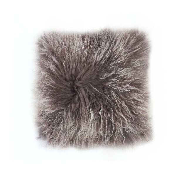 Kožešinový polštář Tibetian Frost, 50x50 cm