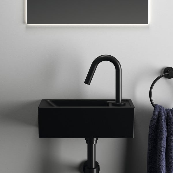 Mattmust keraamika väike vannitoa valamu  37x21 cm i.Life S – Ideal Standard-image-4