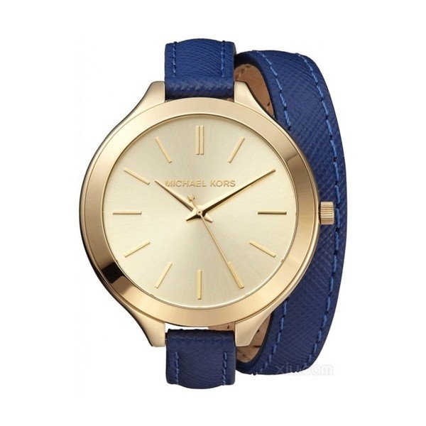 Hodinky s koženým řemínkem Michael Kors MK2286
