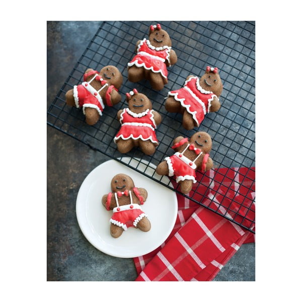 Vorm 6 mini kooki jaoks, hõbedane Girls And Boys, 1,1 l Girls and Boys - Nordic Ware-image-1