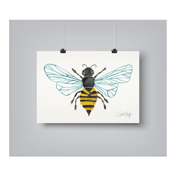 Plakát Americanflat Honey Bee by Cat Coquillette, 30 x 42 cm