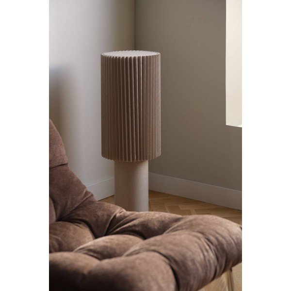 Beež kangast põrandalamp (kõrgus 80 cm) Harriet - Jotex-image-2