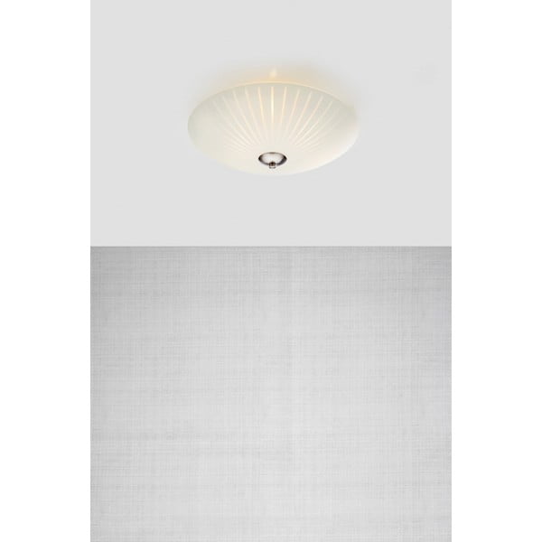 Valge laevalgusti klaasist varjuga ø 43 cm Cut – Markslöjd-image-1