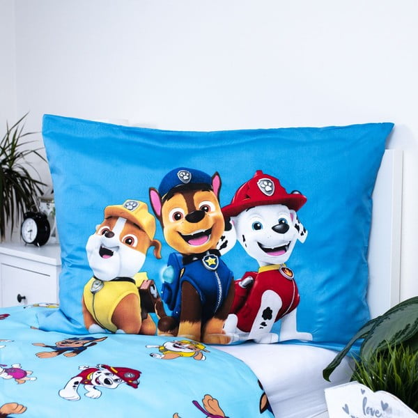 Laste üheinimesevoodipesu mikrokiust 140x200 cm Paw Patrol - Jerry Fabrics-image-3