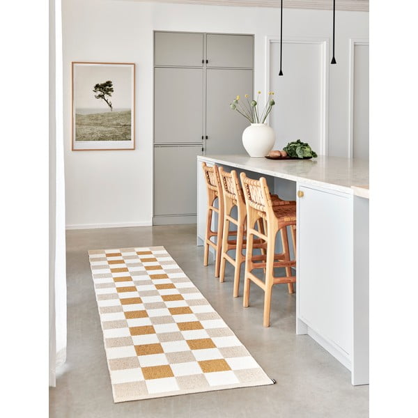Ookerkollane-beež sise/välisvaip 70x300 cm Pix Vanilla Ochre – Pappelina-image-2