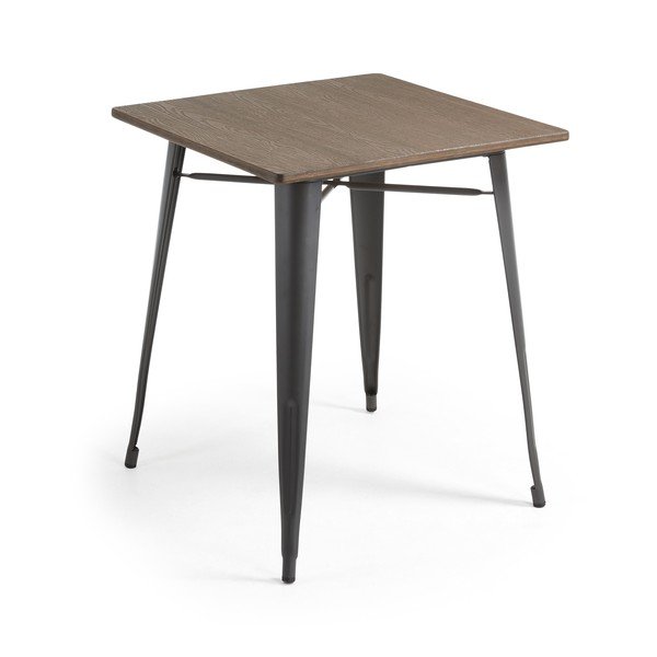 Bambusest laud Malibu, 80 x 80 cm, aia söögilaud - Kave Home-image-2