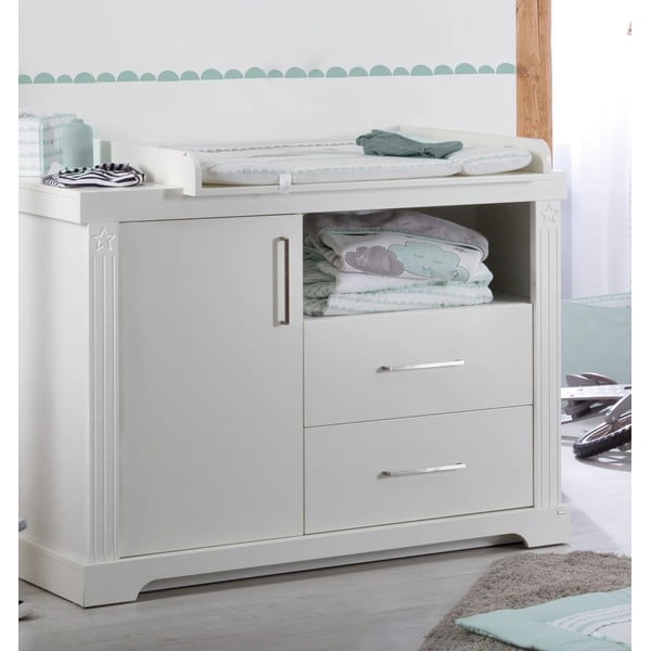 Valge mähkimislaud 120x98 cm Maxi – Roba-image-1