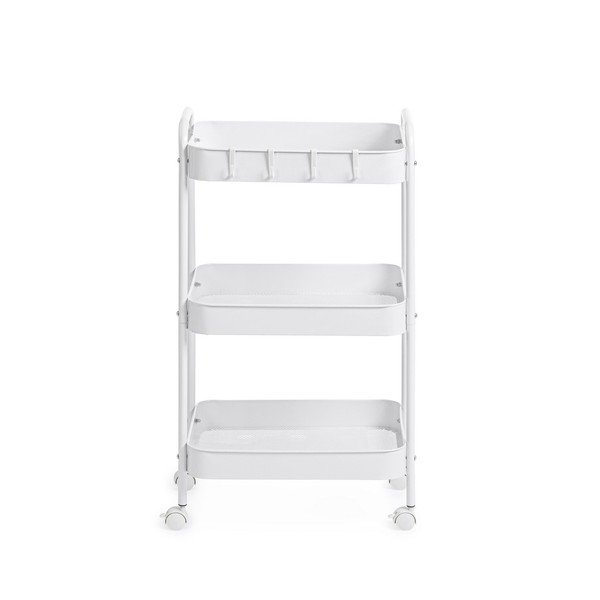 Metallist serveerimislaud ratastel 29,5x41 cm Leiky - Yes Everyday