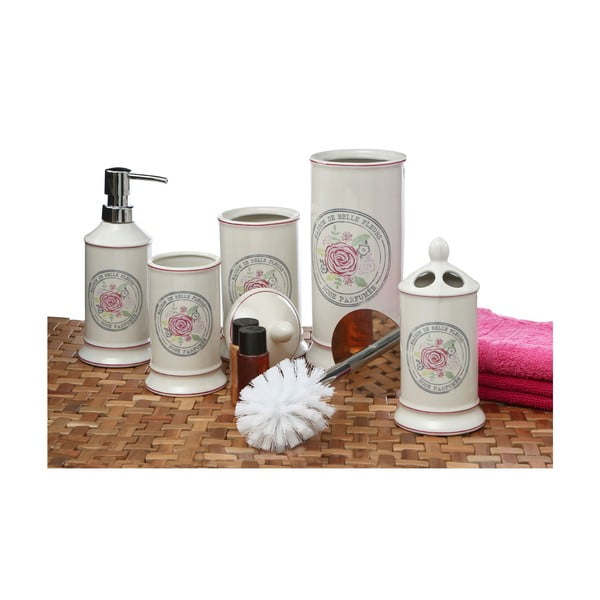 Krémový toaletní kartáč z kameniny Premier Housewares Belle-image-1